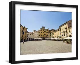 Piazza Anfiteatro, Lucca, Tuscany, Italy, Europe-Nico Tondini-Framed Photographic Print