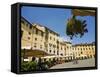 Piazza Anfiteatro, Lucca, Tuscany, Italy, Europe-Nico Tondini-Framed Stretched Canvas