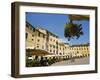 Piazza Anfiteatro, Lucca, Tuscany, Italy, Europe-Nico Tondini-Framed Photographic Print