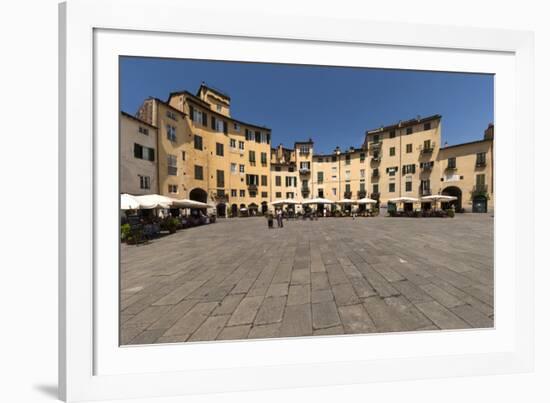 Piazza Anfiteatro, Lucca, Tuscany, Italy, Europe-James Emmerson-Framed Photographic Print