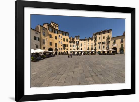 Piazza Anfiteatro, Lucca, Tuscany, Italy, Europe-James Emmerson-Framed Photographic Print