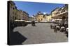 Piazza Anfiteatro, Lucca, Tuscany, Italy, Europe-James Emmerson-Stretched Canvas