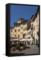 Piazza Anfiteatro, Lucca, Tuscany, Italy, Europe-James Emmerson-Framed Stretched Canvas
