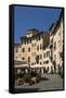 Piazza Anfiteatro, Lucca, Tuscany, Italy, Europe-James Emmerson-Framed Stretched Canvas