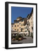 Piazza Anfiteatro, Lucca, Tuscany, Italy, Europe-James Emmerson-Framed Premium Photographic Print