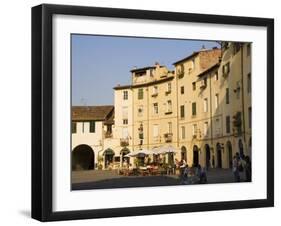 Piazza Anfiteatro, Lucca, Tuscany, Italy-Sheila Terry-Framed Photographic Print