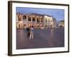 Piazza Bra, Roman Arena at Dusk, Verona, Veneto, Italy, Europe-Martin Child-Framed Photographic Print