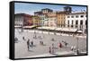 Piazza Bra, Verona, UNESCO World Heritage Site, Veneto, Italy, Europe-Nico-Framed Stretched Canvas