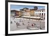 Piazza Bra, Verona, UNESCO World Heritage Site, Veneto, Italy, Europe-Nico-Framed Photographic Print