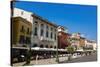 Piazza Bra, Verona, UNESCO World Heritage Site, Veneto, Italy, Europe-Nico-Stretched Canvas