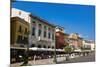 Piazza Bra, Verona, UNESCO World Heritage Site, Veneto, Italy, Europe-Nico-Mounted Photographic Print