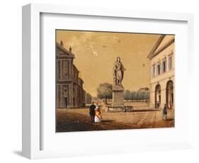 Piazza Carlo Emanuele III-null-Framed Giclee Print