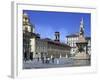 Piazza Castello, Turin, Piedmont, Italy, Europe-Vincenzo Lombardo-Framed Photographic Print