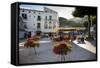 Piazza Centrale, Ravello, Campania, Italy, Europe-Frank Fell-Framed Stretched Canvas