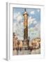 Piazza Colonna, Rome-Alberto Pisa-Framed Photographic Print