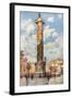 Piazza Colonna, Rome-Alberto Pisa-Framed Photographic Print