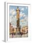 Piazza Colonna, Rome-Alberto Pisa-Framed Photographic Print