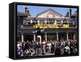 Piazza, Covent Garden, London, England, United Kingdom-Mark Mawson-Framed Stretched Canvas