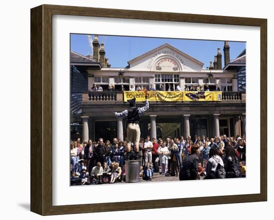 Piazza, Covent Garden, London, England, United Kingdom-Mark Mawson-Framed Photographic Print