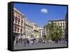Piazza Dante in Naples, Campania, Italy, Europe-Richard Cummins-Framed Stretched Canvas