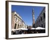 Piazza Dei Signori and the Bissara Tower, Vicenza, Veneto, Italy, Europe-Oliviero Olivieri-Framed Photographic Print