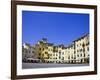 Piazza Del Anfiteatro Square, Amphitheatre, Lucca, Tuscany, Italy-Carlos Sanchez Pereyra-Framed Photographic Print