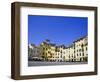 Piazza Del Anfiteatro Square, Amphitheatre, Lucca, Tuscany, Italy-Carlos Sanchez Pereyra-Framed Photographic Print