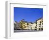 Piazza Del Anfiteatro Square, Amphitheatre, Lucca, Tuscany, Italy-Carlos Sanchez Pereyra-Framed Photographic Print