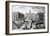 Piazza Del Campidoglio (Engraving)-Giuseppe Vasi-Framed Giclee Print