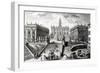 Piazza Del Campidoglio (Engraving)-Giuseppe Vasi-Framed Giclee Print