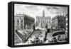 Piazza Del Campidoglio (Engraving)-Giuseppe Vasi-Framed Stretched Canvas