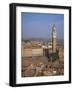 Piazza Del Campo and Mangia Tower, Unesco World Heritage Site, Siena, Tuscany, Italy-Roy Rainford-Framed Photographic Print