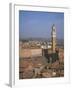 Piazza Del Campo and Mangia Tower, Unesco World Heritage Site, Siena, Tuscany, Italy-Roy Rainford-Framed Photographic Print