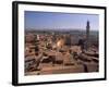 Piazza Del Campo and Palazzo Pubblico, Siena, UNESCO World Heritage Site, Tuscany, Italy, Europe-Patrick Dieudonne-Framed Photographic Print