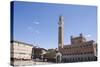 Piazza Del Campo, Palazzo Pubblico, Sienna, Tuscany, Italy-Martin Child-Stretched Canvas