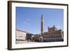 Piazza Del Campo, Palazzo Pubblico, Sienna, Tuscany, Italy-Martin Child-Framed Photographic Print