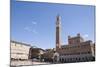 Piazza Del Campo, Palazzo Pubblico, Sienna, Tuscany, Italy-Martin Child-Mounted Photographic Print