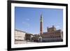 Piazza Del Campo, Palazzo Pubblico, Sienna, Tuscany, Italy-Martin Child-Framed Photographic Print