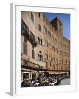 Piazza Del Campo, Siena, Tuscany, Italy, Europe-Angelo Cavalli-Framed Photographic Print