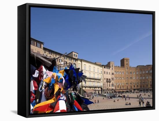 Piazza Del Campo, Siena, Unesco World Heritage Site, Tuscany, Italy, Europe-Angelo Cavalli-Framed Stretched Canvas