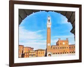 Piazza del Campo, Siena-Tosh-Framed Art Print