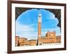 Piazza del Campo, Siena-Tosh-Framed Art Print