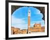 Piazza del Campo, Siena-Tosh-Framed Art Print