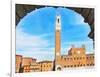 Piazza del Campo, Siena-Tosh-Framed Art Print