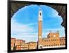 Piazza del Campo, Siena-Tosh-Framed Art Print