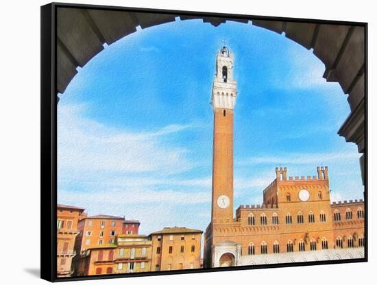 Piazza del Campo, Siena-Tosh-Framed Stretched Canvas