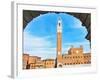 Piazza del Campo, Siena-Tosh-Framed Art Print