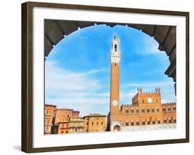 Piazza del Campo, Siena-Tosh-Framed Art Print