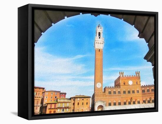 Piazza del Campo, Siena-Tosh-Framed Stretched Canvas