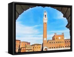 Piazza del Campo, Siena-Tosh-Framed Stretched Canvas